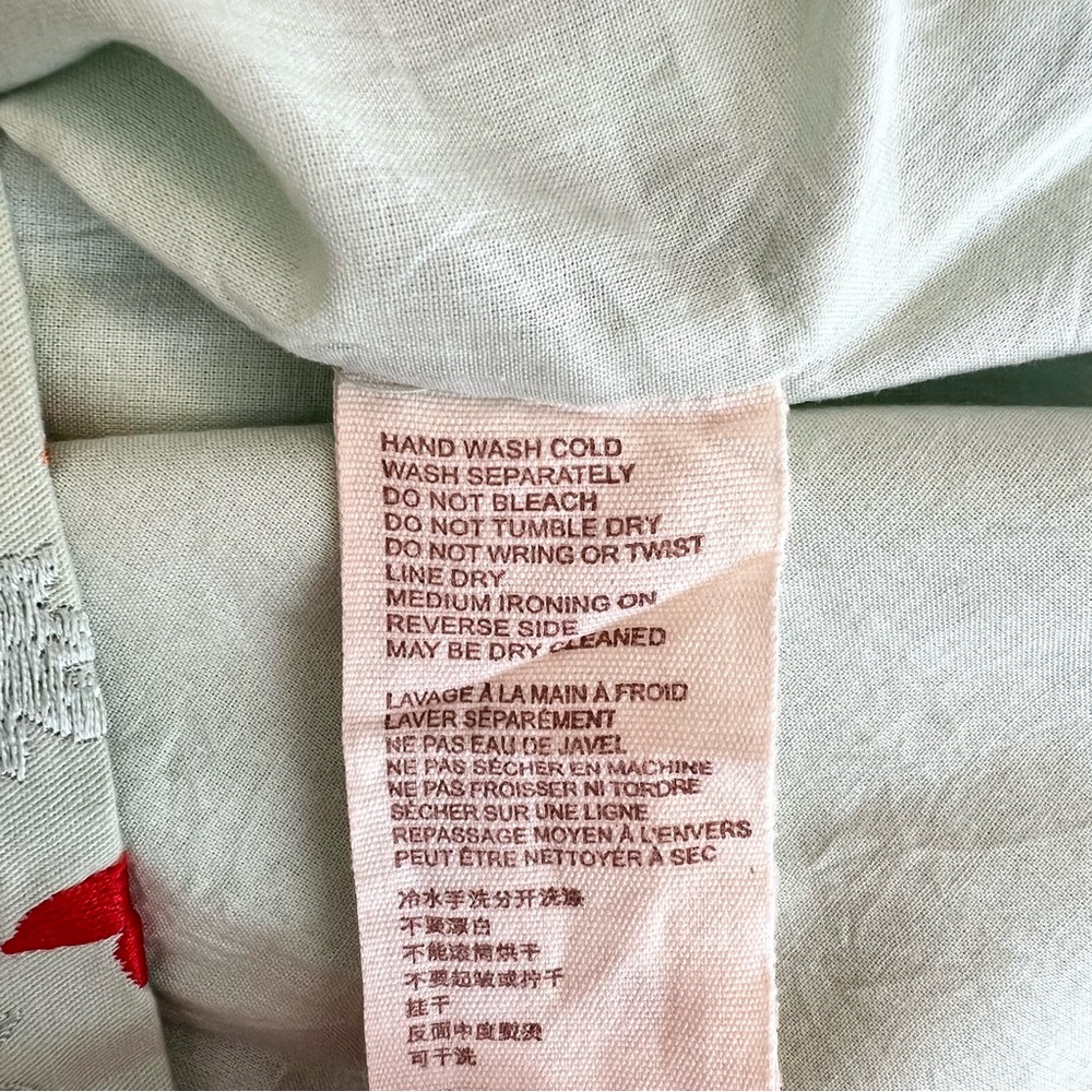 NWT Anthropologie Let Me Be Long-Sleeve Embroidered Mini Dress - Picture 9 of 10